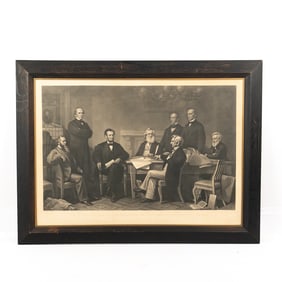 Lincoln - Emancipation Proclamation  Framed