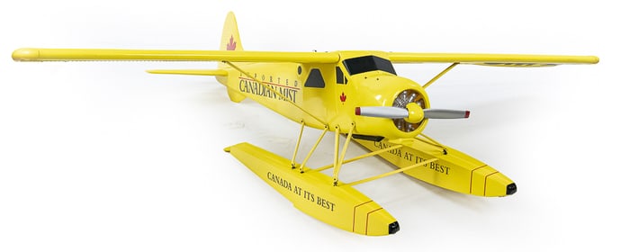 Canadian Mist Yellow Advertising Sea Airplane