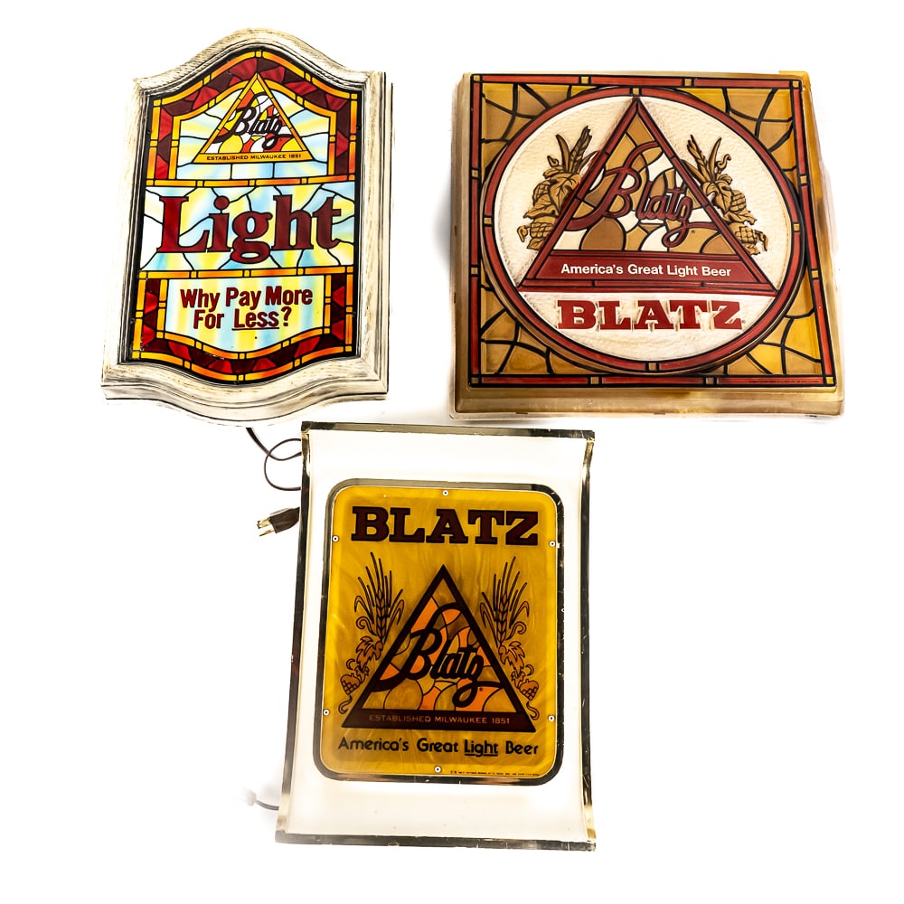【値下中】Blatz Beer　店舗ディスプレイ　アドバタイジング　ヴィンテージ Vintage 1950s Blatz Waiter Advertising Bar Statue Beer Cast