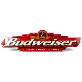 45" Budweiser Classic American Lager Lighted Sign