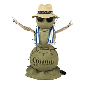 36" Corona Extra Sand Advertising Snowman