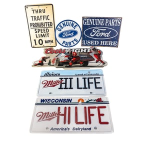 6 Contemporary Signs - Beer/Ford