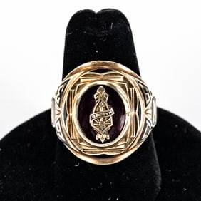 10k Harper High School Class Ring 11.2 g Sz 7.75