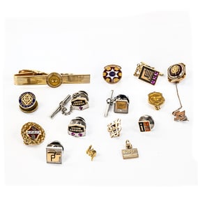 Collection of Assorted Vintage 10k Gold Pins