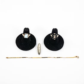 Ladies 10k Opal & Onyx Signet Rings & More