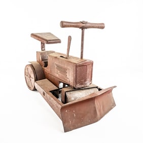 1950s Toy Pressed Steel Ride Em Road Roller
