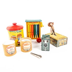 Box Lot of  Vintage Musical Toys