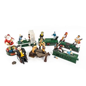 Collection of (7) Assorted Mechanical Banks