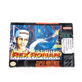 SNES 1993 Rex Rogan Experimental Surgeon Game wBox