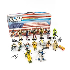 Collection of (16) Original GI Joe Action Figures