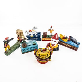 Collection of (7) Assorted Mechanical Banks
