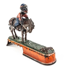I Always Did 'Spise A Mule Cast Iron Mech. Bank