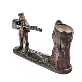 1877 Creedmore Cast Iron Mechanical Bank