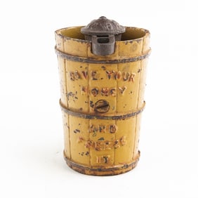 Cast Iron 'North Pole' Mechanical Bank