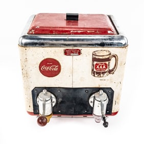 Triple AAA Coke Root Beer Soda Fountain Dispenser