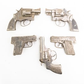 Collection of (5) Vintage Toy Cap Guns