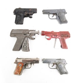 Collection of (6) Vintage Assorted Toy Guns