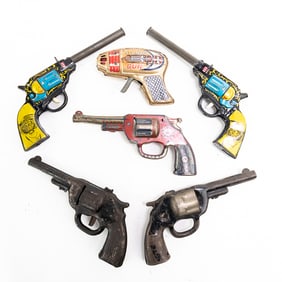 Collection of (6) Assorted Vintage Toy Guns