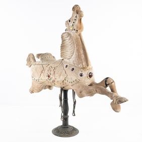 Parker Outside Row Wood Carousel Horse