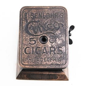 1890s Brunhoff Counter Top Cigar Cutter