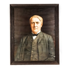 Thomas A. Edison Large Framed Color Print