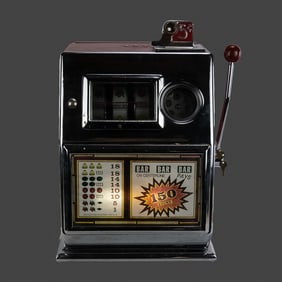 5 Cent Pace Slot Machine 1950's Light Up