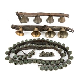 2 Sets Antique Horse Sleigh Bells