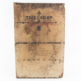 1940s/1950's Jennings Slot Machine Crate Side