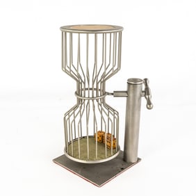 Antique Chuck A Luck Dice Tumbler Cage