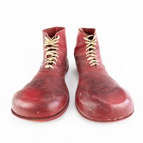 Ronald McDonald Autographed Clown Shoes