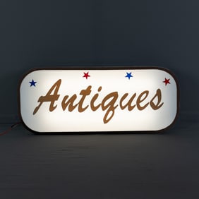 Large Metal & Plastic Back-Light Advertising Sign