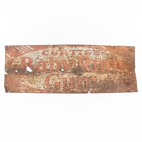 Curtiss' Baby Ruth Gum Metal Sign