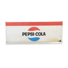 Vintage Large Metal Pepsi-Cola sign