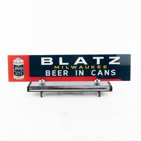 Blatz Bar Top Beer Sign