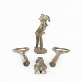 (4) Vintage Bottle Openers/Muddlers