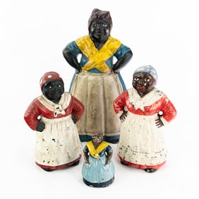 Mammy Black Americana Doorstops Banks Weights