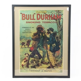 Bull Durham "Without A Match" Framed Repro