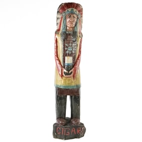 Contemporary Cigar Store Indian Chief
