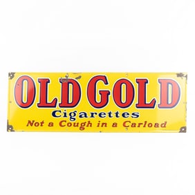 Old Gold Cigarettes Porcelain Sign