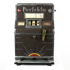 German - Jentzoch & Merry " Perfecta" 5 Cent Slot