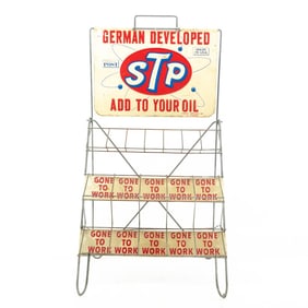 Vintage STP "German Developed"  Display Rack