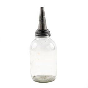 Master MFG CO Oil Bottle Duraglas Large Bottle