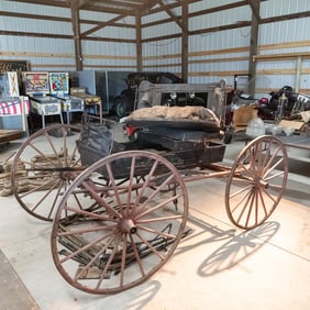 Barn Find Late 1800's Horse Drawn Buggy