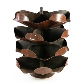 Vintage Industrial Revolving Parts Bin