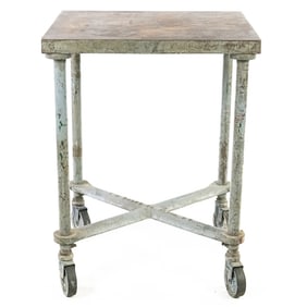 Heavy Duty Iron & Steel Industrial Work Table