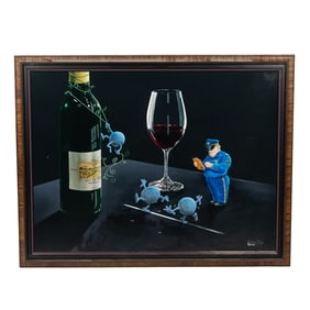 Michael Godard Nervous Grapes Don't Drink & Draw
