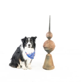 Large Cast Iron Architectural Finial, Decoration