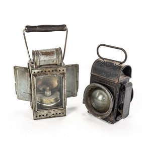 Railway Lanterns (2) British and German
