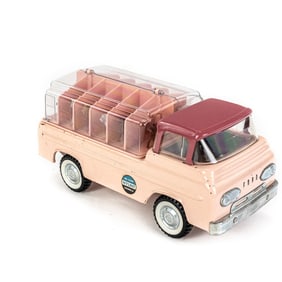 60s Nylint Kennels Pink Pressed Steel Truck #6200