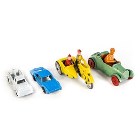 Tootsietoy 5102 Uncle 5103 Smitty MC Toranado Tow+